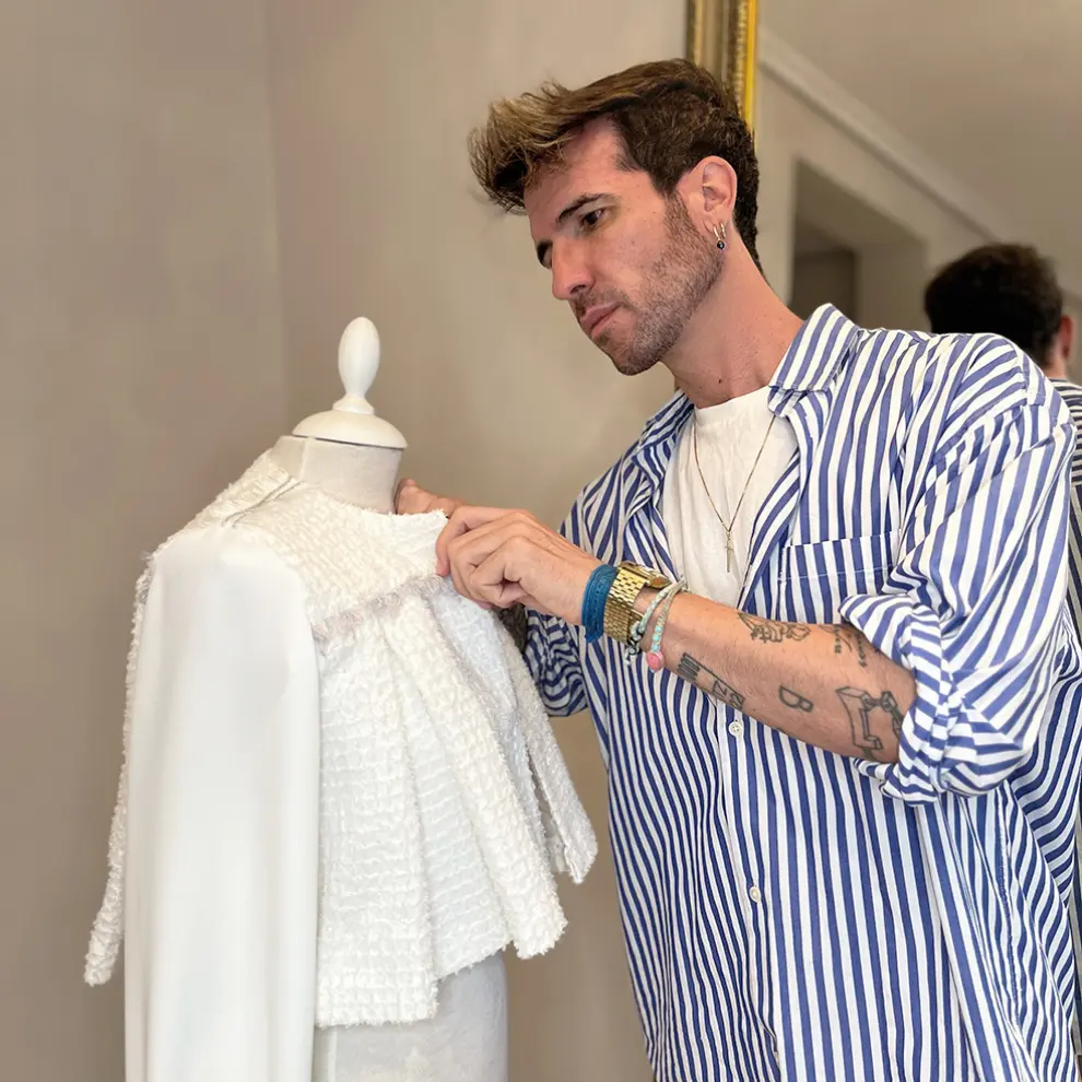 El diseñador de moda nupcial Pablo de la Torre presenta 'Raíces'