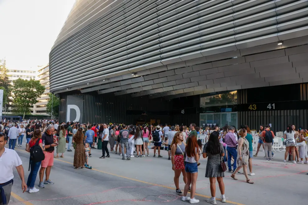 Concierto de Taylor Swift en Madrid: la cantante estadounidense desata la locura en el estadio Santiago Bernabéu