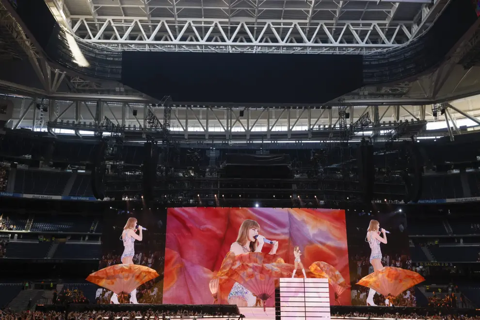 Concierto de Taylor Swift en Madrid: la cantante estadounidense desata la locura en el estadio Santiago Bernabéu