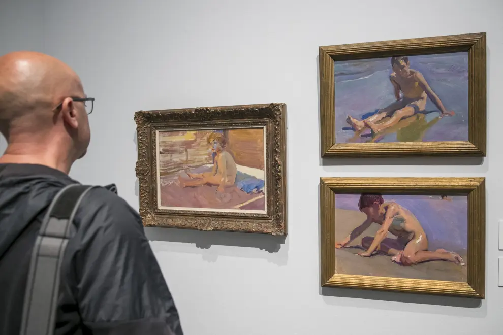 La exposición 'En el mar de Sorolla con Manuel Vicent' puede visitarse hasta el 22 de septiembre en el Museo Goya.