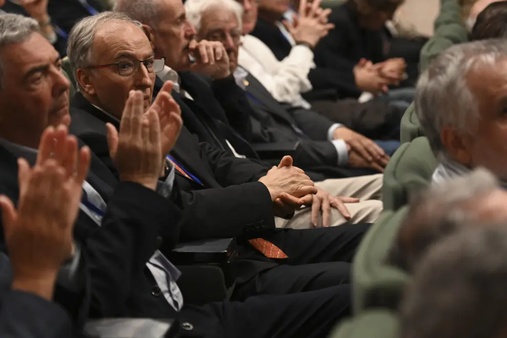 Acto de celebración de los 50 años del Colegio Universitario de Huesca.