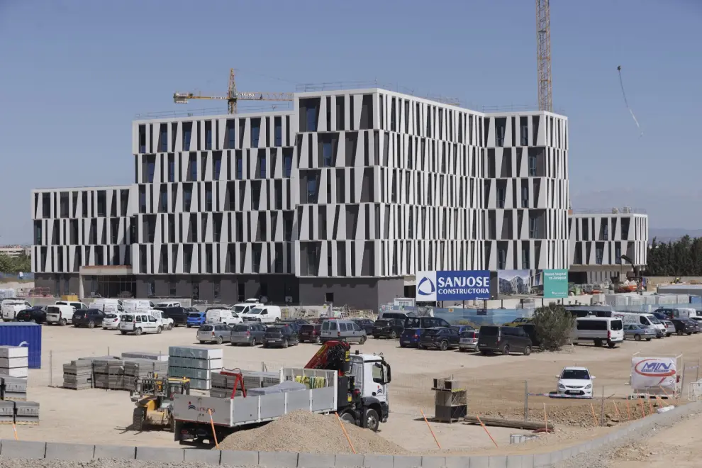 Visita a las obras del nuevo vial de Gómez Laguna