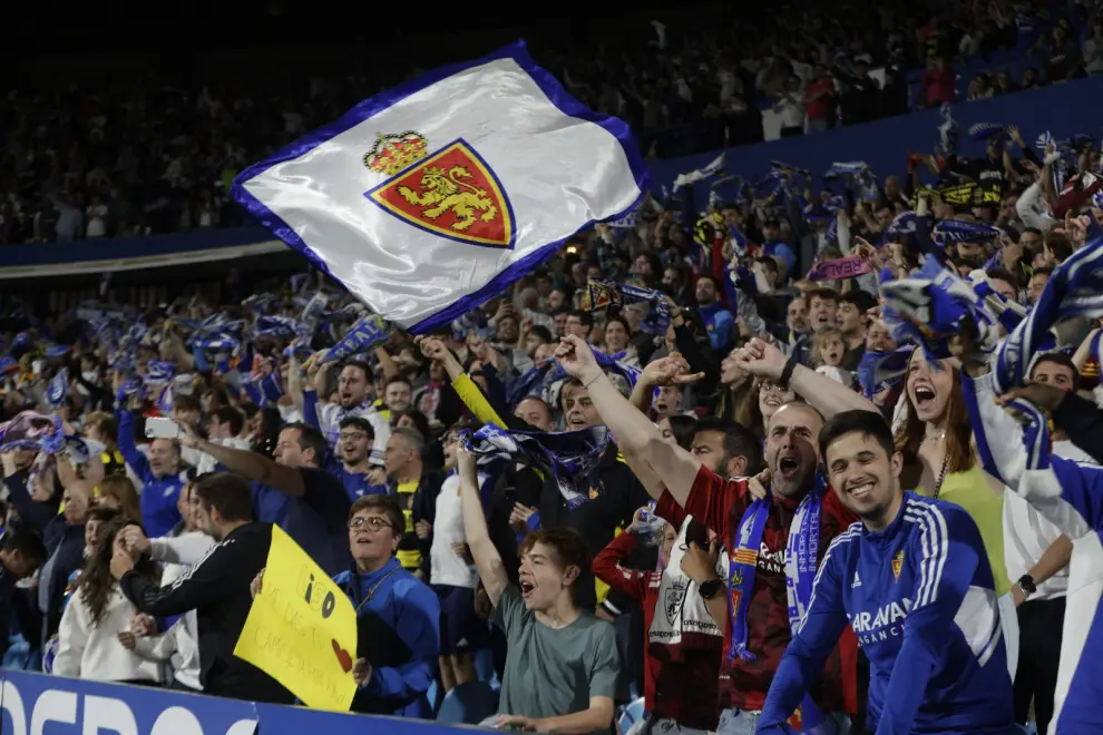 La Romareda se despide de su Fondo Sur en el último partido (Real Zaragoza-Albacete) de esta temporada.