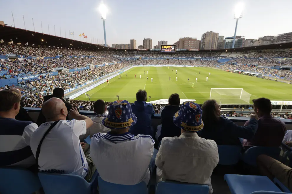 La Romareda se despide de su Fondo Sur en el último partido (Real Zaragoza-Albacete) de esta temporada.