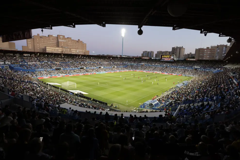 La Romareda se despide de su Fondo Sur en el último partido (Real Zaragoza-Albacete) de esta temporada.