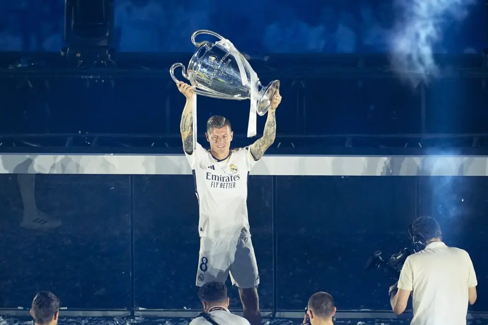 El Real Madrid celebra con la afición la 15ª Champions League