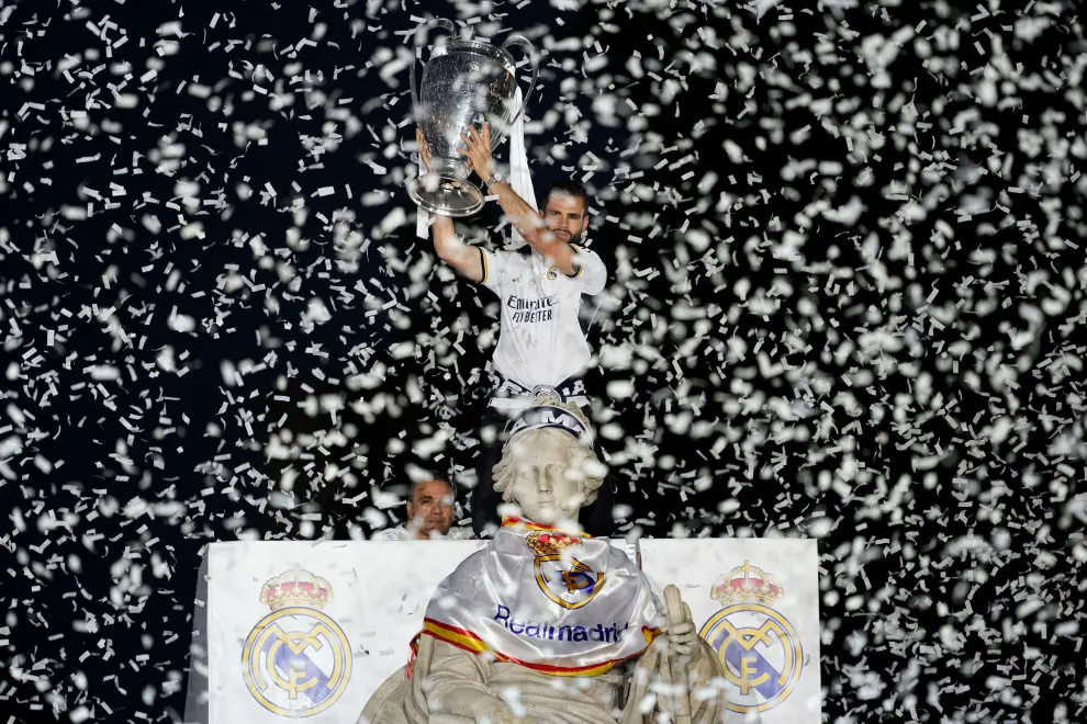 El Real Madrid celebra con la afición la 15ª Champions League