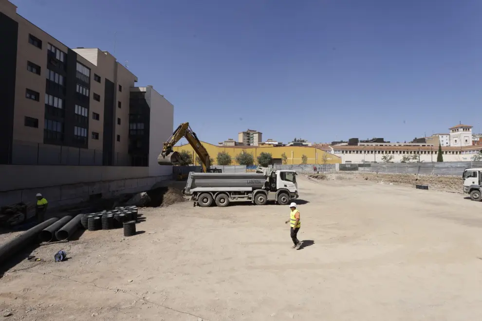 Obras para la construcción de 112 pisos de alquiler asequible en Las Fuentes.