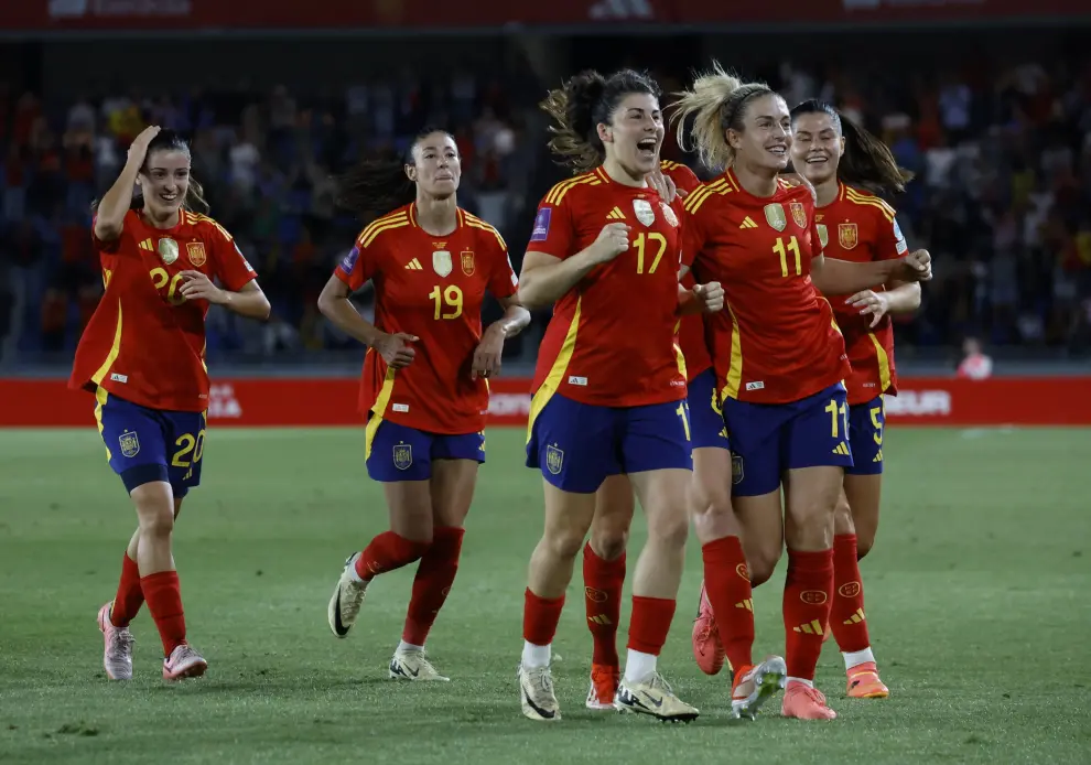 Partido España-Dinamarca, en Santa Cruz de Tenerife, clasificatorio para la Eurocopa ESPAÑA FÚTBOL (F) EURO 2025