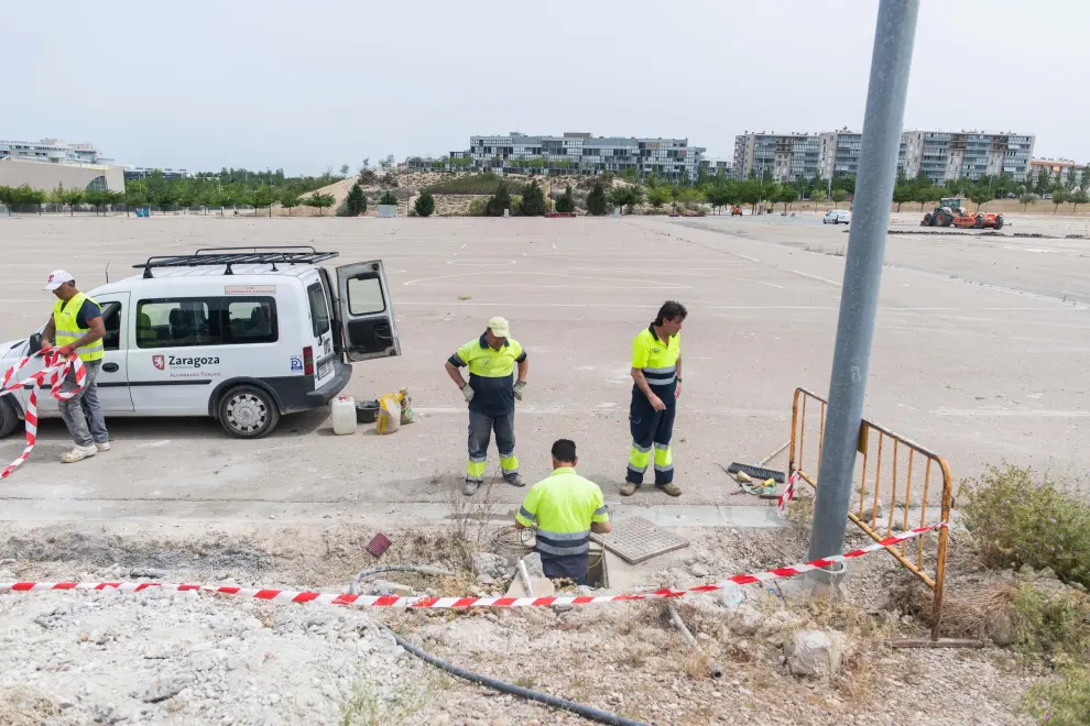 Comienzan los trabajos para ampliar el Espacio Zity y redistribuir los espacios del ferial.