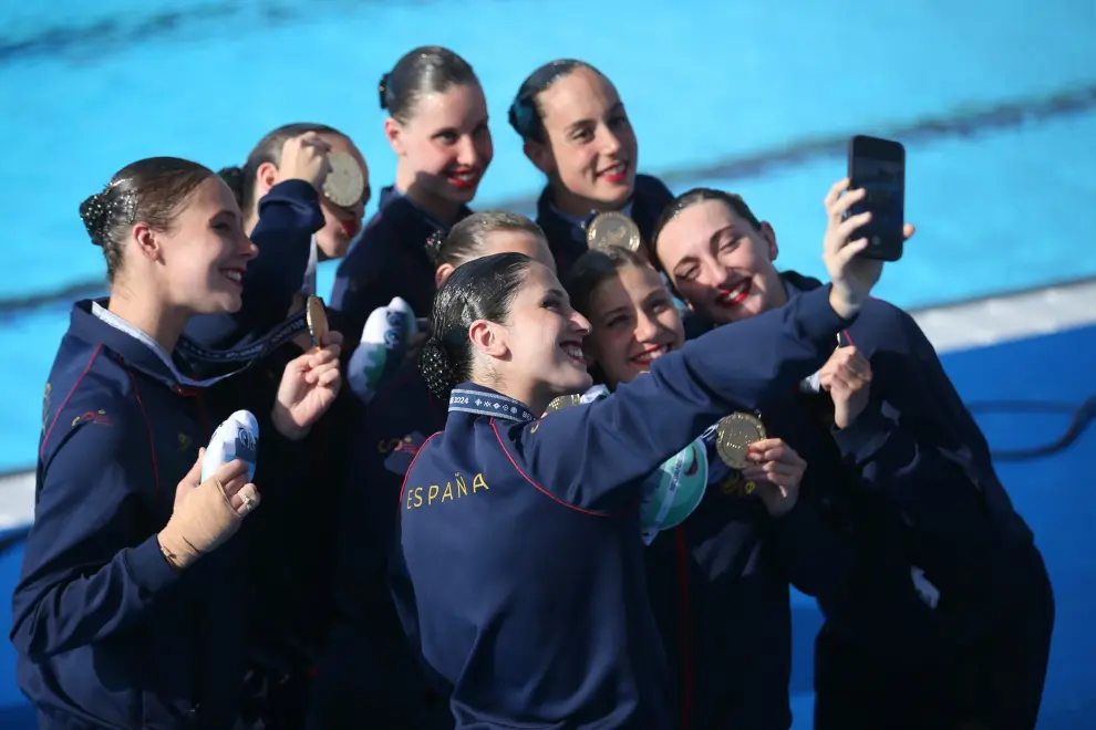 España, oro en rutina técnica por equipos en el Europeo de natación artística que se celebra en Belgrado
