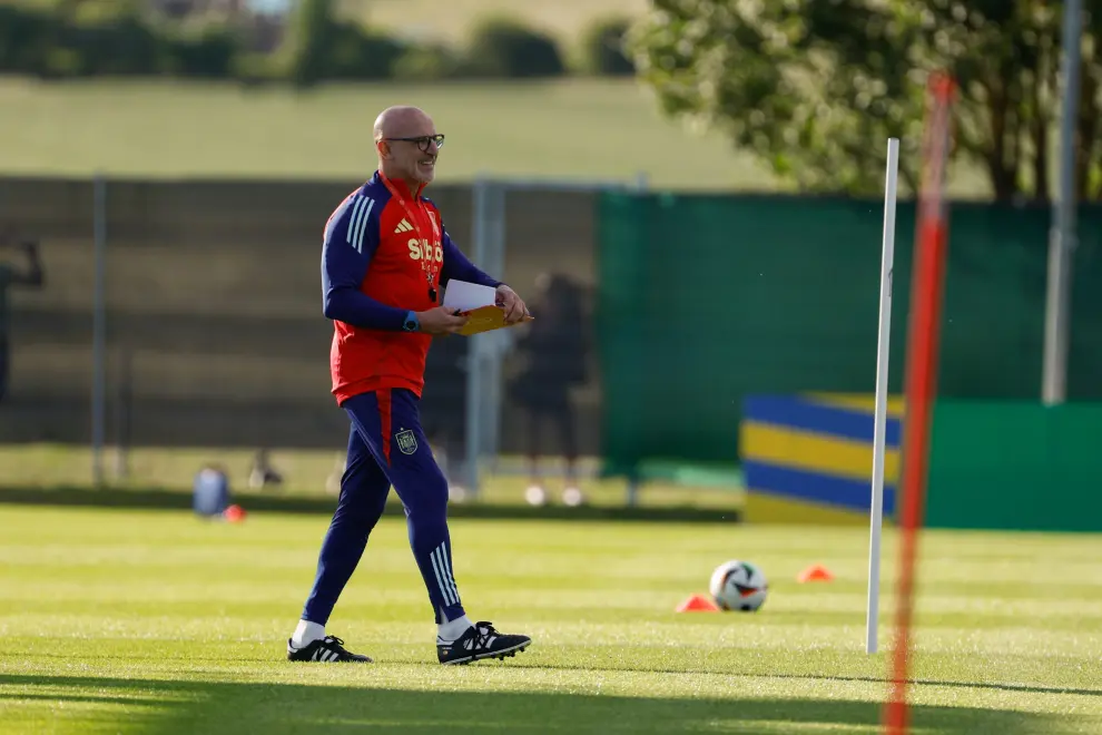 Primer entrenamiento en Alemania de la selección española para la Eurocopa 2024