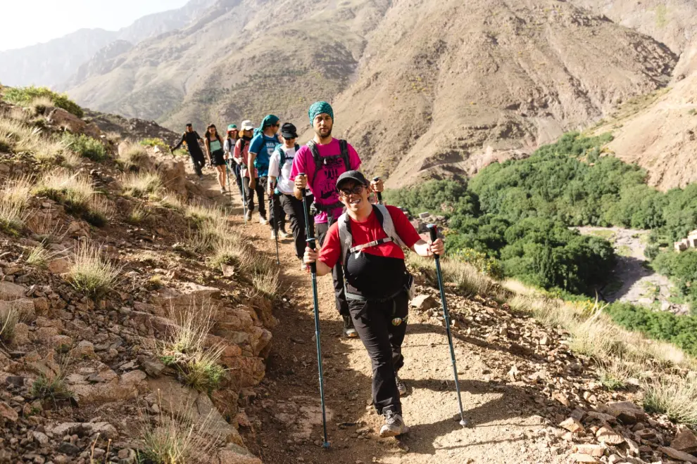 Seis montañeros con discapacidad de Valentia completan el 'Reto Marruecos'