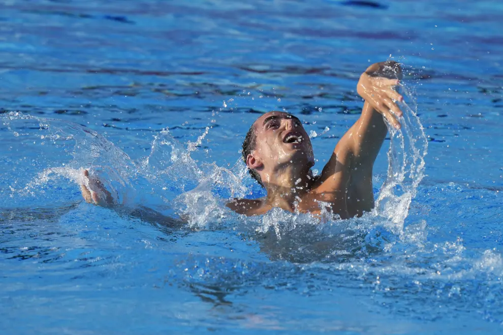 Dennis González, nuevo campeón de Europa de solo técnico de natación artística