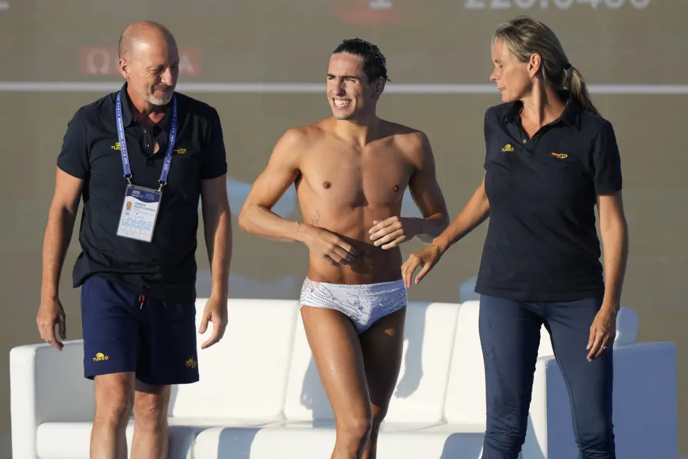 Dennis González, nuevo campeón de Europa de solo técnico de natación artística
