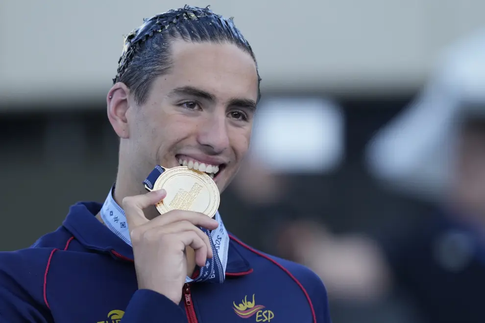 Dennis González, nuevo campeón de Europa de solo técnico de natación artística