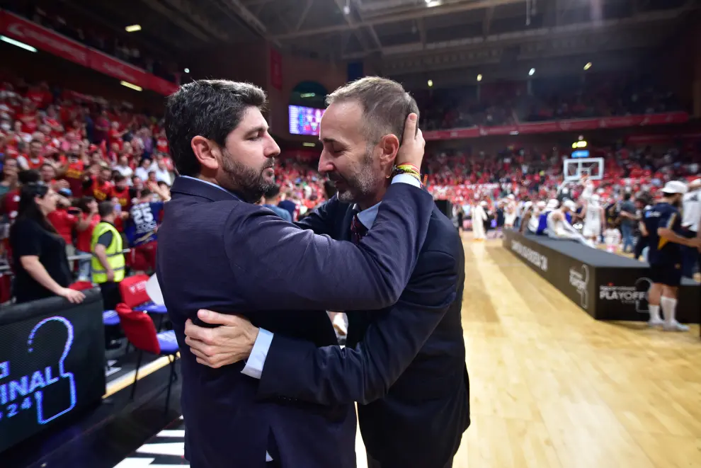 Partido UCAM Murcia-Real Madrid, tercer partido del 'play off' final de la Liga Endesa de baloncesto