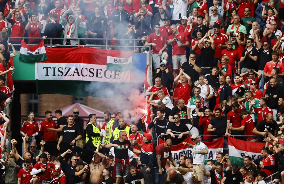 Eurocopa 2024: partido Hungría-Suiza, del grupo A, en el Estadio Rhein Energie de Colonia