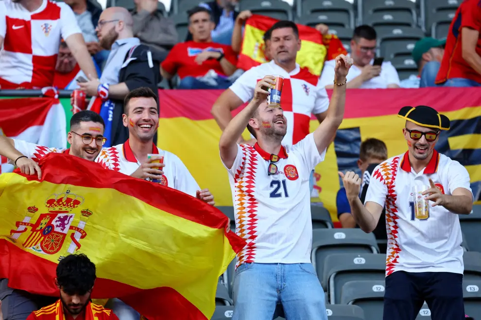 Fotos de la Eurocopa 2024: ambiente del partido España-Croacia, del grupo B, en el Olímpico de Berlín