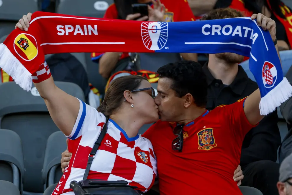 Fotos de la Eurocopa 2024: ambiente del partido España-Croacia, del grupo B, en el Olímpico de Berlín