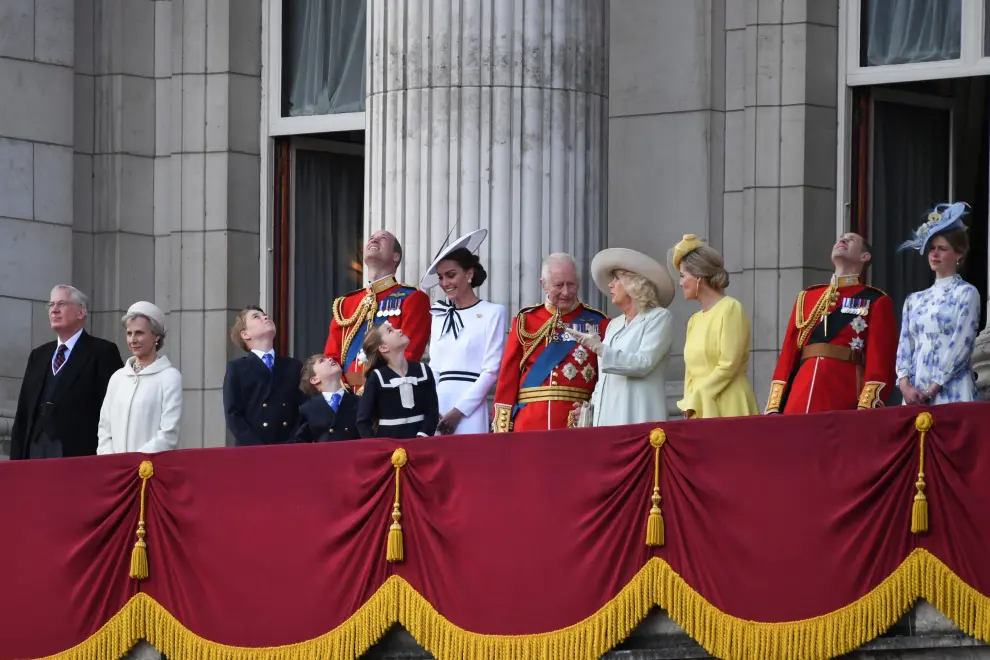 Reaparece Kate Middleton en la celebración el cumpleaños del rey Carlos III