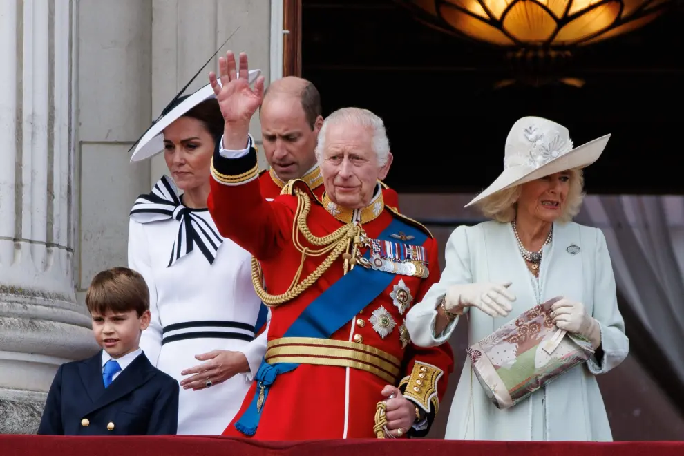 Reaparece Kate Middleton: foto de la celebración del cumpleaños oficial del rey Carlos III