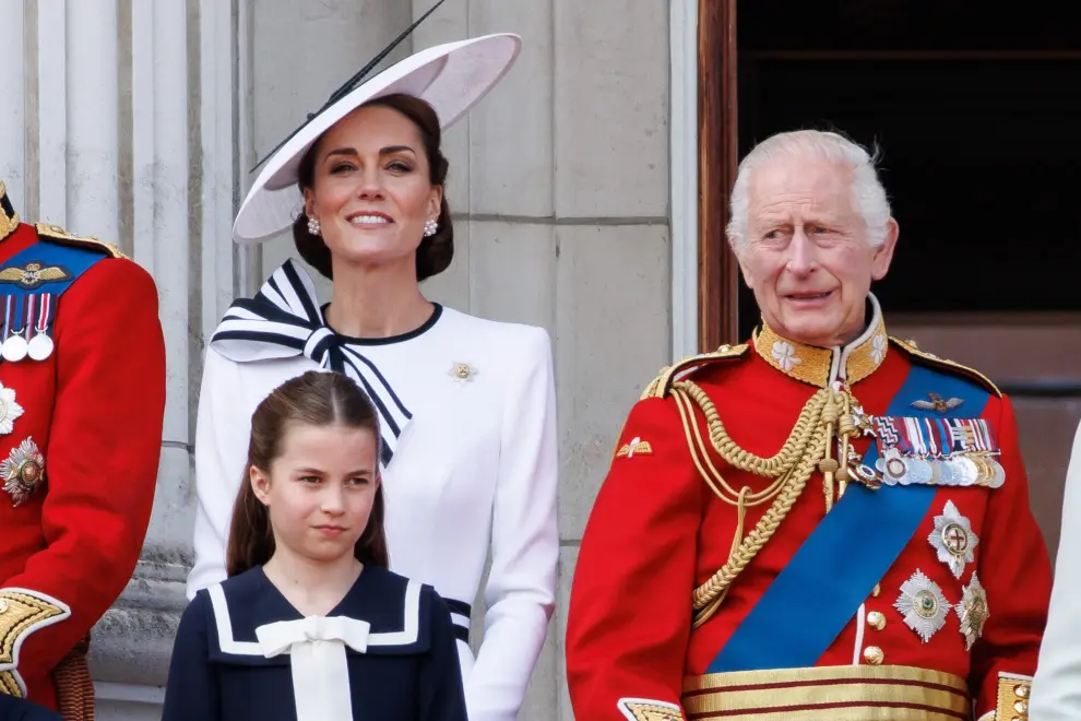 Reaparece Kate Middleton: foto de la celebración del cumpleaños oficial del rey Carlos III