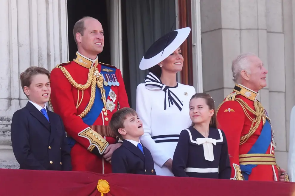 Reaparece Kate Middleton: foto de la celebración del cumpleaños oficial del rey Carlos III