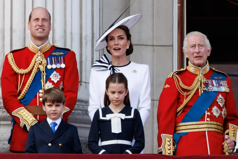 Reaparece Kate Middleton: foto de la celebración del cumpleaños oficial del rey Carlos III