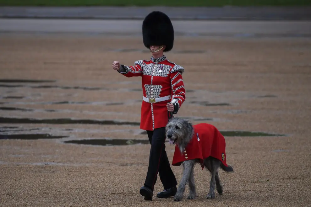 Reaparece Kate Middleton: foto del desfile militar que celebra el cumpleaños oficial del rey Carlos III