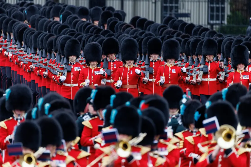 Reaparece Kate Middleton: foto del desfile que celebra el cumpleaños del rey Carlos III