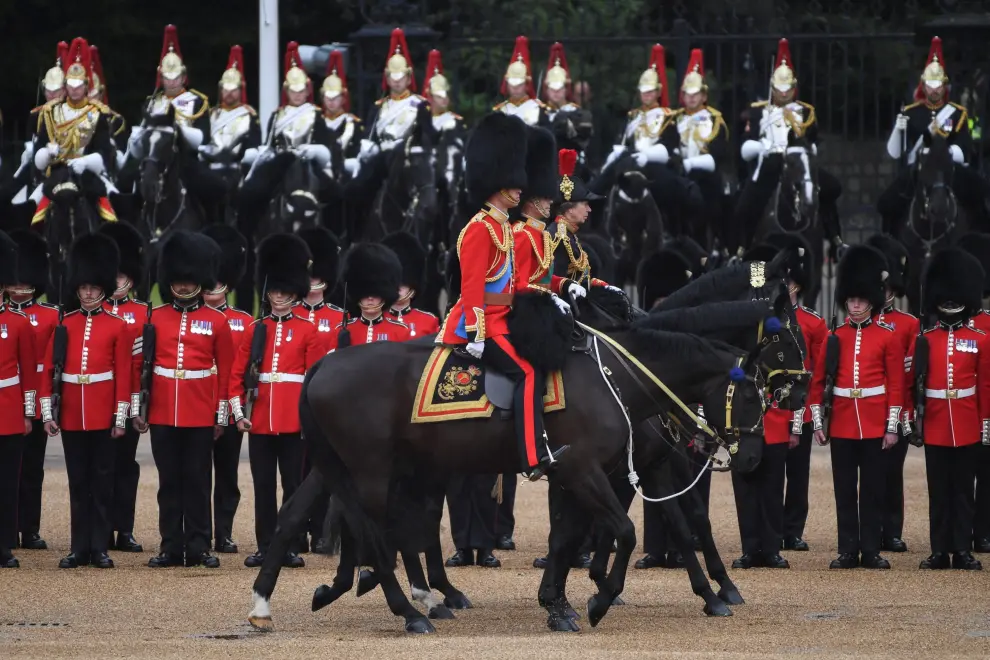 Reaparece Kate Middleton: foto del desfile que celebra el cumpleaños del rey Carlos III