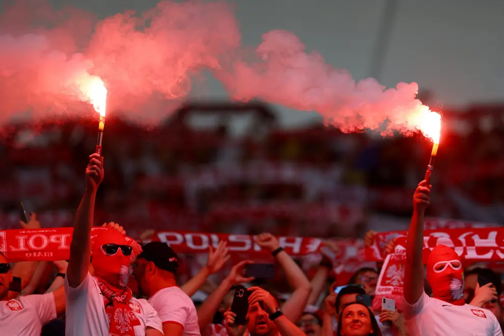 Eurocopa 2024: partido Polonia-Países Bajos, en el Volksparkstadion de Hamburgo