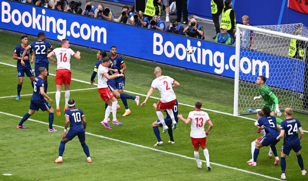 Eurocopa 2024: partido Polonia-Países Bajos, en el Volksparkstadion de Hamburgo