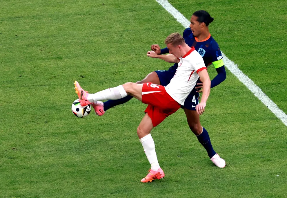 Eurocopa 2024: partido Polonia-Países Bajos, en el Volksparkstadion de Hamburgo