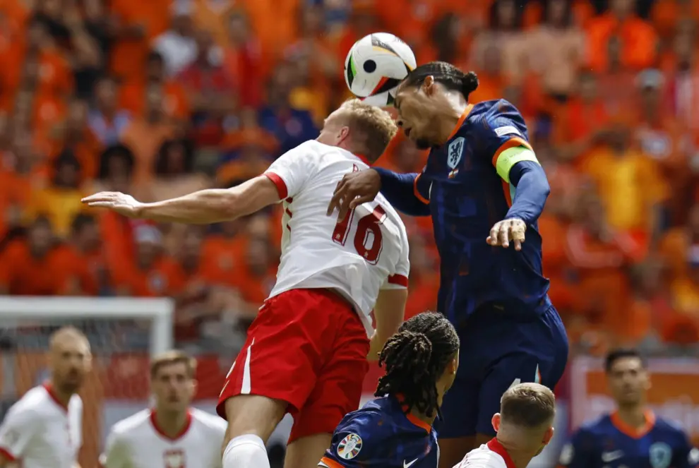Eurocopa 2024: partido Polonia-Países Bajos, en el Volksparkstadion de Hamburgo