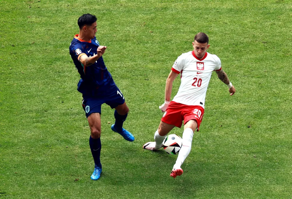 Eurocopa 2024: partido Polonia-Países Bajos, en el Volksparkstadion de Hamburgo