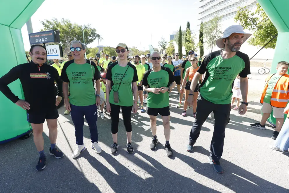 Marcha Contra el Cáncer 2024 en el Parque del Agua de Zaragoza