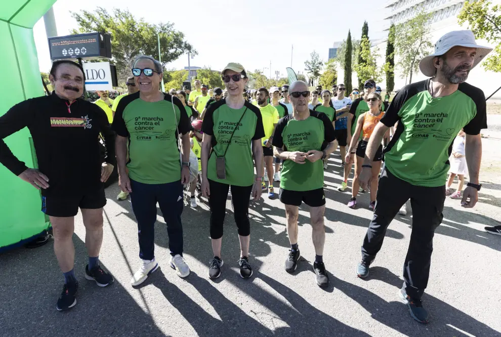 Marcha contra el Cáncer 2024 en el Parque del Agua de Zaragoza