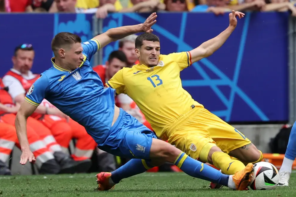 Eurocopa 2024: partido Rumanía-Ucrania, del grupo E,  en el Allianz Arena de Múnich
