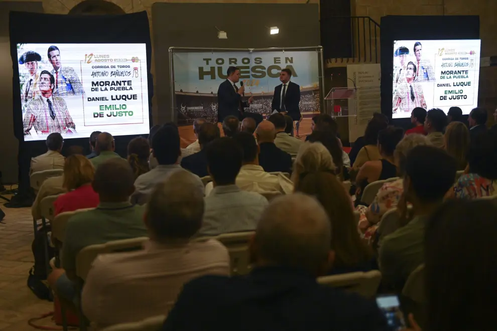 Entrega de los premios taurinos y presentación del cartel de la feria de Huesca.