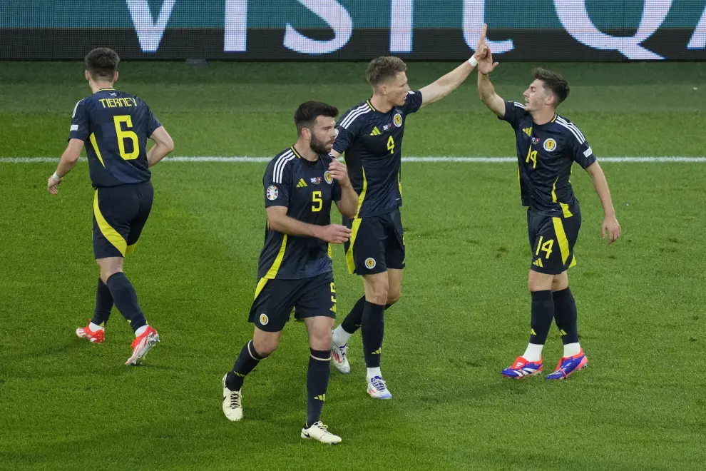 Eurocopa 2024: partido Escocia-Suiza-Hungría, del grupo A, en el Rhein-Energie Stadion de Colonia