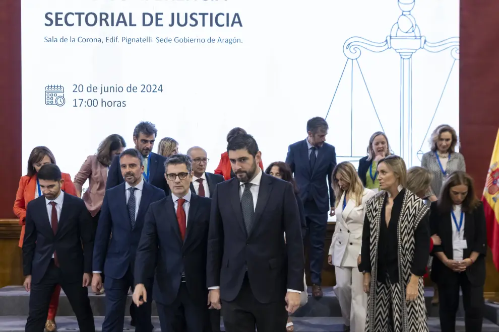 Conferencia Sectorial de Justicia en Zaragoza