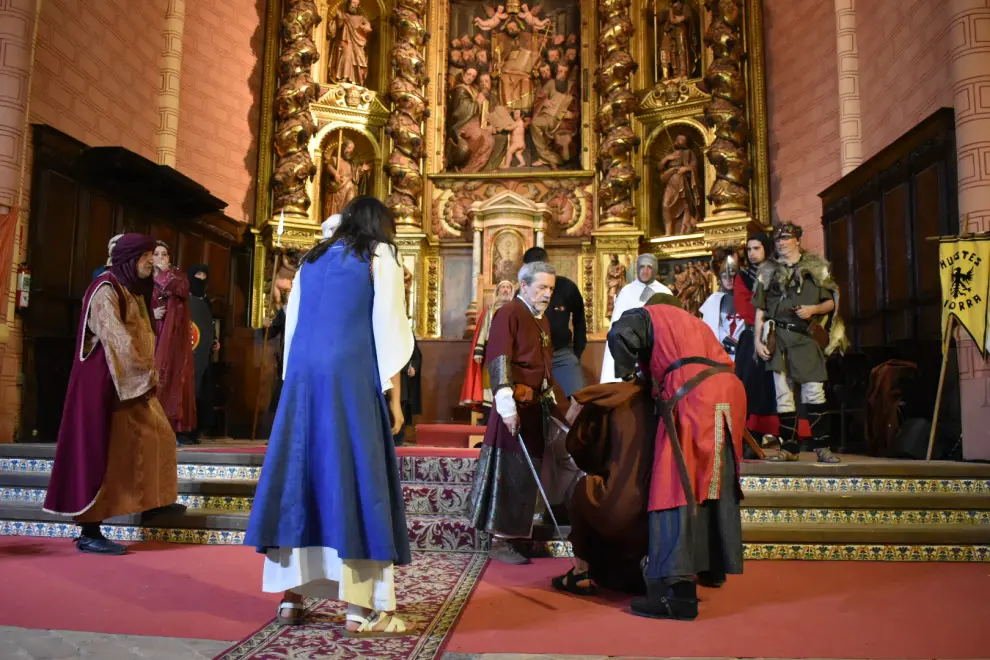 Uno de los actos de la programación de las Alfonsadas, la recreación histórica que traslada a la ciudad bilbilitana hasta 1120.