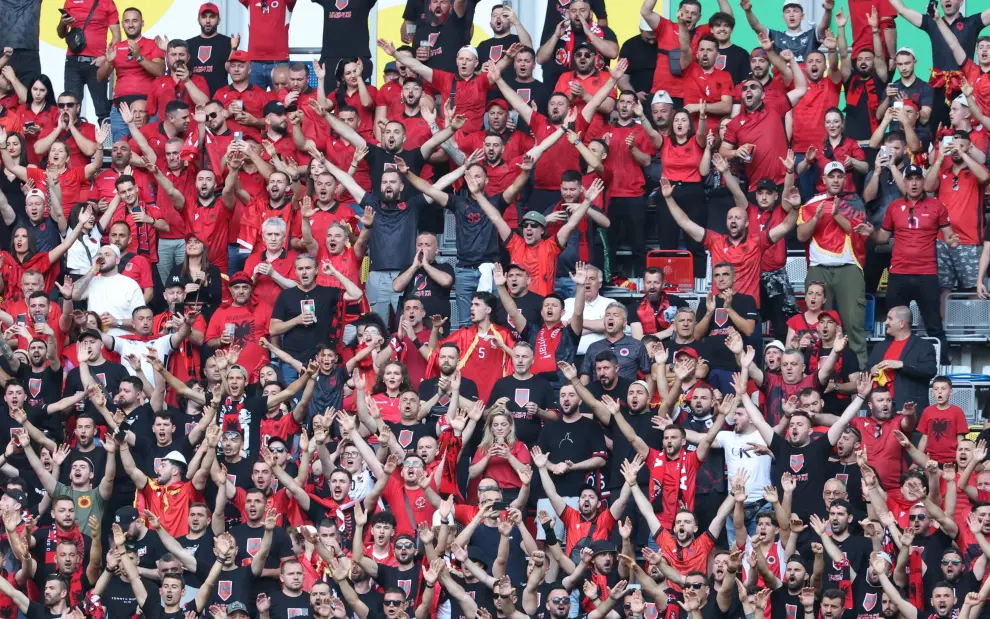 Eurocopa 2024: partido Albanía-España, del grupo B, en el Dusseldorf Arena