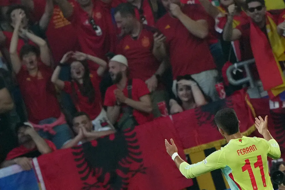 Eurocopa 2024: partido Albania-España, del grupo B, en el Dusseldorf Arena