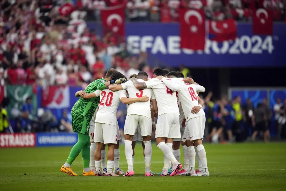 Eurocopa 2024: partido República Checa-Turquía, del grupo F, en el Volksparkstadion de Hamburgo