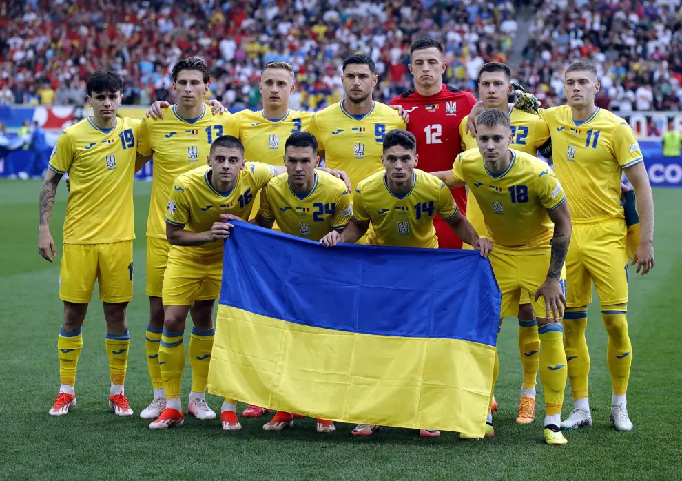 Eurocopa 2024: partido Ucrania-Bélgica, del grupo E, en el MHPArena de Stuttgart