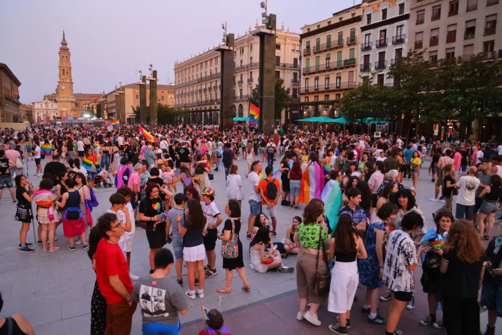 Manifestación del Orgullo 2024 en Zaragoza
