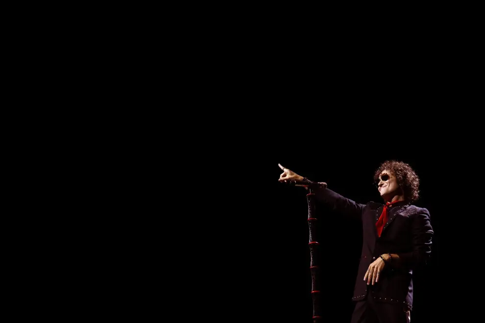 Enrique Bunbury, en el concierto del Wizink Center de Madrid